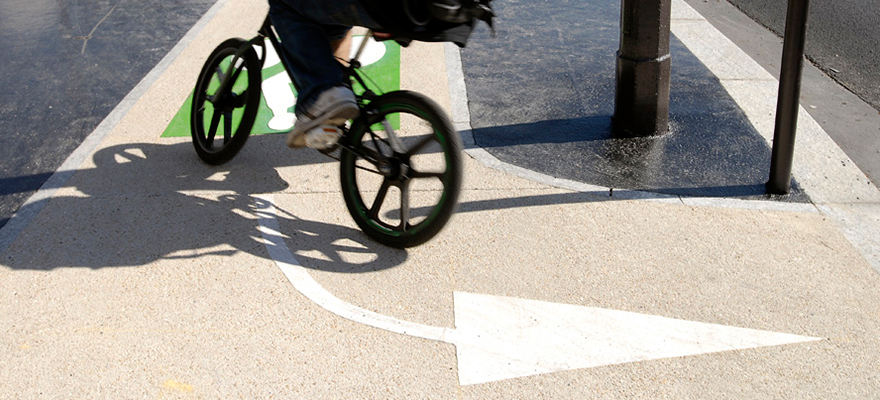 Piste cyclable en béton ARTICIMO Stabilisé